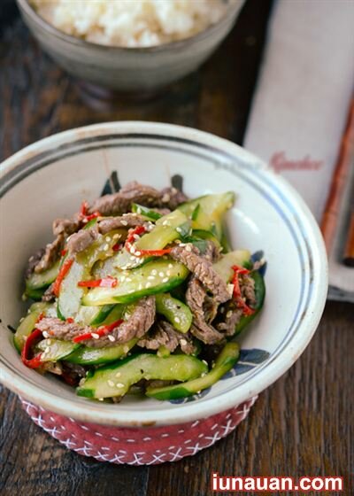 Ảnh minh họa 9 - Lạ miệng ngon cơm với dưa chuột xào thịt bò !