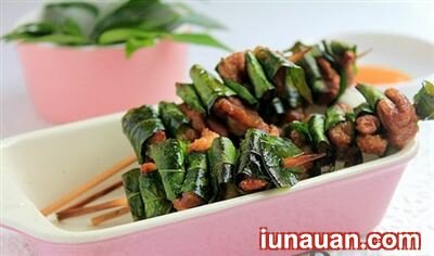 Ảnh minh họa 5 - Ứa nước miếng với món thịt vịt xiên lá mắc mật nướng càng ăn càng thèm !