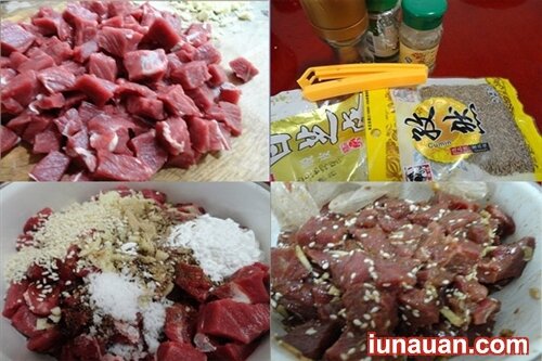 Ảnh minh họa 4 - Cách làm món thịt bò xiên chiên vừng ngon miễn chê !