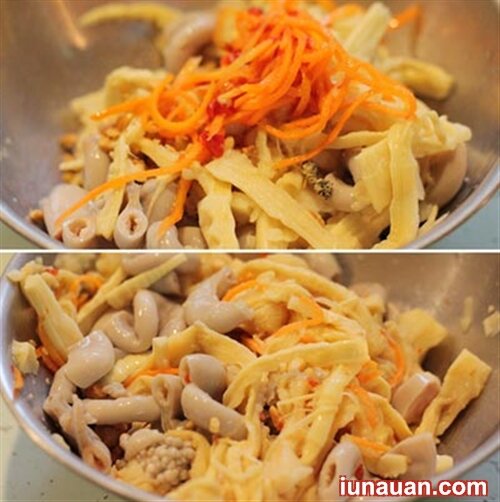 Ảnh minh họa 6 - Cách làm tràng lợn trộn măng tươi ngon quên sầu!