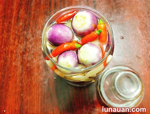 Ảnh minh họa 6 - Hướng dẫn cách làm món cà muối giòn ngon, chua thanh, không bị nổi váng !