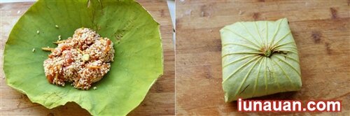 Ảnh minh họa 4 - Tự làm xôi gà lá sen ngon đẹp như ngoài hàng tại nhà không hề khó !