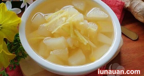 Ảnh minh họa 2 - Tự làm nước lê gừng vừa ngon lại giúp trị ho dịp giao mùa !