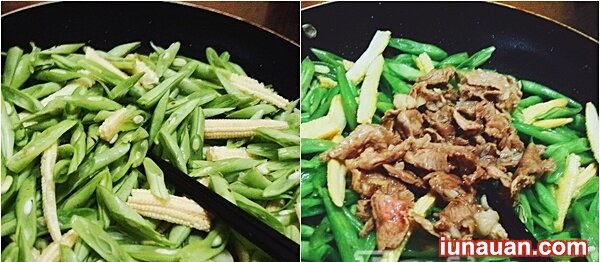 Ảnh minh họa 5 - Vừa thơm vừa ngọt với món thịt bò xào đậu que và bắp non siêu đơn giản !