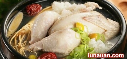 Cách làm món gà tần sâm Hàn Quốc - món ăn cực bổ dưỡng cho sức khỏe !
