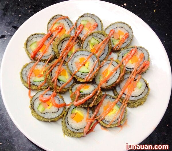 Ảnh minh họa 2 - Giòn thơm món kimbap chiên nóng hổi !
