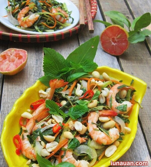 Ảnh minh họa 2 - Cách làm nộm rau rút tôm tươi siêu ngon miệng cả nhà cùng mê !