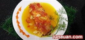 Cách làm món cá hồi sốt cam 