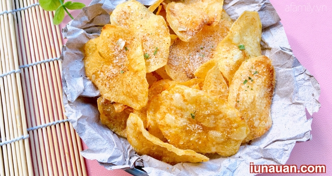 Ảnh minh họa 2 - Hướng dẫn cách làm món snack khoai tây giòn tan bằng nồi chiên không dầu cực đơn giản !